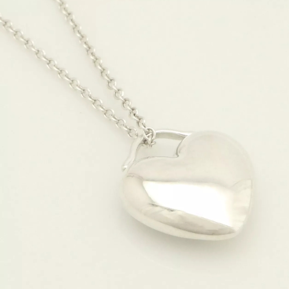 Tiffany & Co. Silver Heart Pendant Necklace